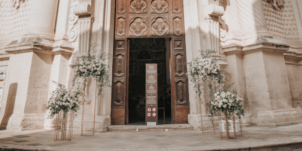 Addobbo chiesa matrimonio