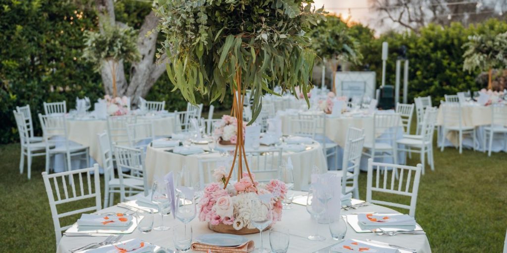 allestimento matrimonio giardino
