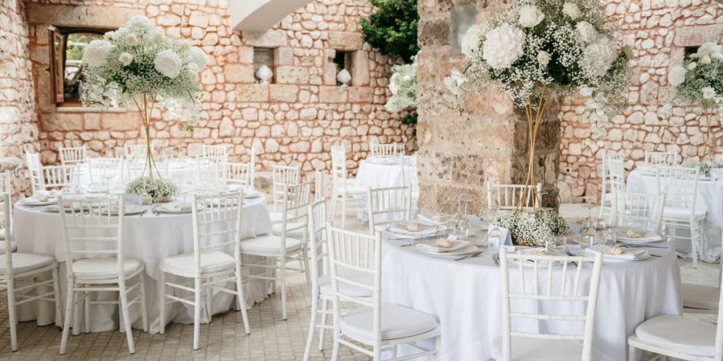 allestire tavolo matrimonio