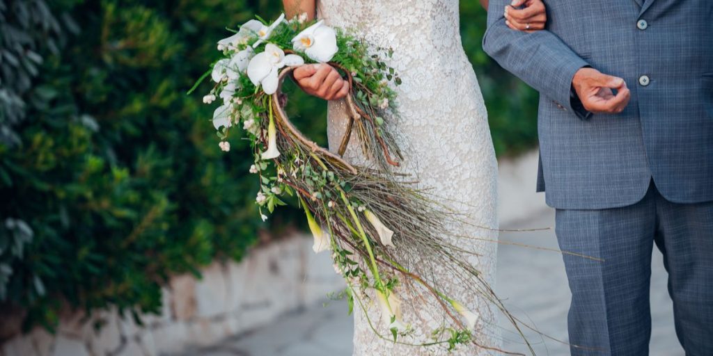 bouquet da polso sposa