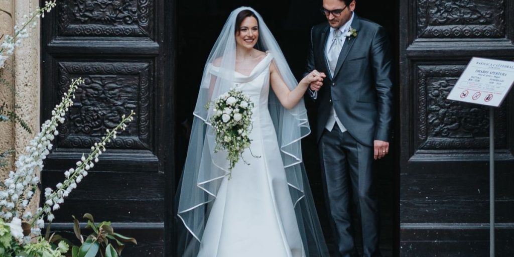 bouquet da sposa a goccia